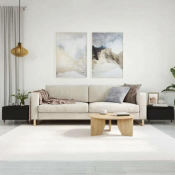 2 db fekete szerelt fa dohányzóasztal 50 x 46 x 35 cm kép