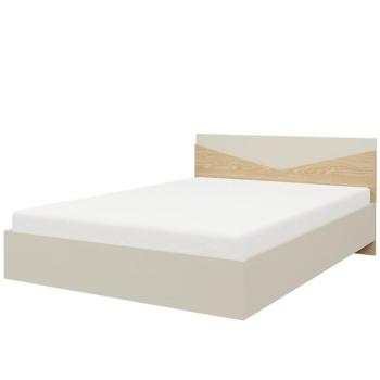 Ágy 140 Aston 9 Szürke bézs/Olajozott tölgy kép