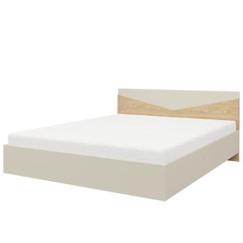 Ágy 160 Aston 8 Szürke bézs/Olajozott tölgy kép