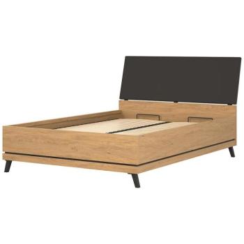 Ágy Ate At15/140 +konténerrel tölgy/Fekete kép