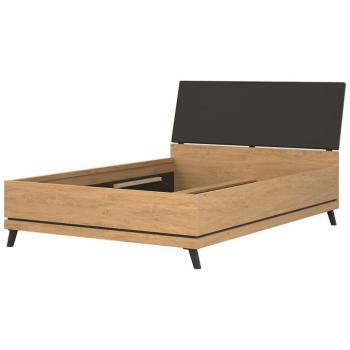 Ágy Ate At15/140 tölgy/Fekete kép