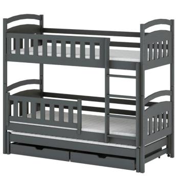 Ágy – Emeletes Blanka 90x200 graphite kép