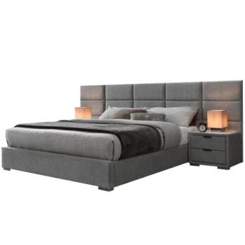 Ágy Levanter 160 szürke/króm kép