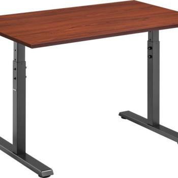 AlzaErgo Fixed Table FT1 fekete+ TTE-01 140x80cm íróasztal, laminált, gesztenye kép