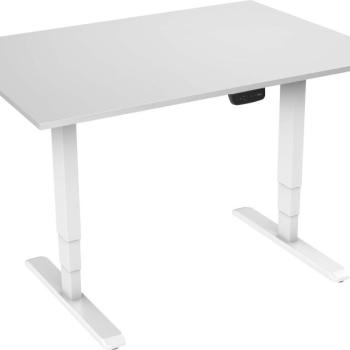 AlzaErgo Table ET1 NewGen fehér + TTE-12 120x80cm fehér laminált asztallap kép