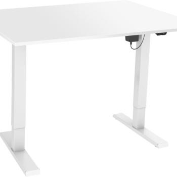 AlzaErgo Table ET2.1 fehér + TTE-03 160x80 cm-es lap, fehér laminátum kép