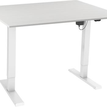 AlzaErgo Table ET2.1 fehér + TTE-12 120x80 cm-es lap, fehér tölgy kép