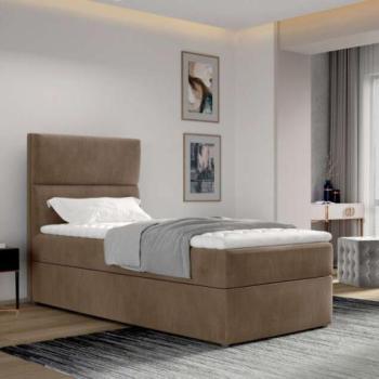 Arco 90x200 boxspring ágy matraccal krém kép