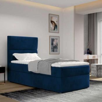 Arco 90x200 boxspring ágy matraccal sötétkék kép