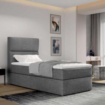 Arco 90x200 boxspring ágy matraccal szürke kép