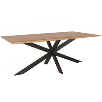 Asztal Brian 9493 natúr/fekete kép