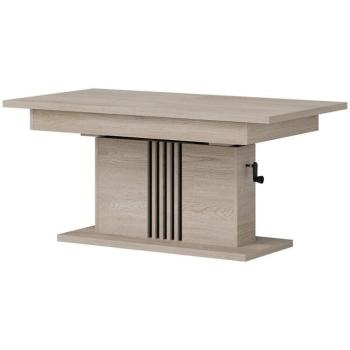 Asztal, felhúzható Mati La13 Tölgy Crem/fekete kép