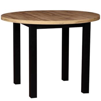 Asztal St-55 100+2x40 Wotan/Fekete kép