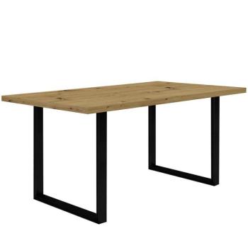 Asztal Tarazjus 160 cm TBLT442-D78-904 artisan/fekete kép