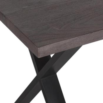 Asztallap fekete TT SW504 9543 140x80 cm szürke kép