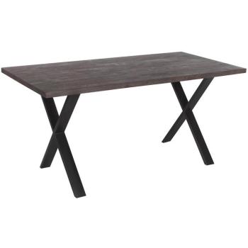 Asztallap fekete TT SW504 9546 160x80 cm szürke kép