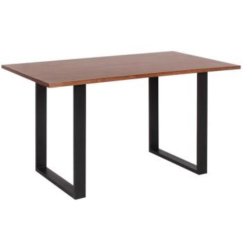 Asztallap fekete TT SW509 9542 140x80 cm Barna kép