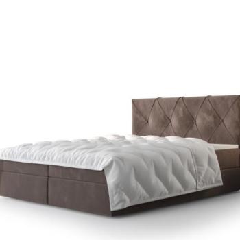 Atlea Boxspring ágy matraccal 160x200 (Bonell) Barna kép