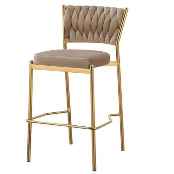 Bárszék Glamour 12515 bézs/arany kép