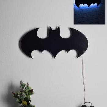 Batman - Blue Dekoratív LED világítás 50x25 Kék kép