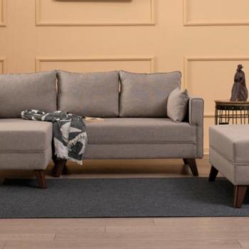 Bella Corner Sofa Left 2 - Cream Sarokkanapé 205x140x85 Krém kép