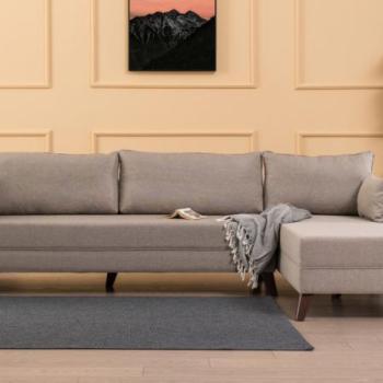 Bella Corner Sofa Right 1 - Cream Sarokkanapé 275x165x85 Krém kép