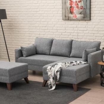 Bella Corner Sofa Right 2 Sarokkanapé 205x140x85 Szürke kép