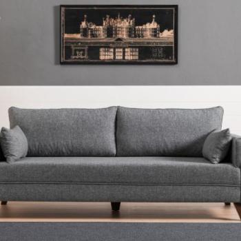 Bella Sofa Bed - Grey 3 Személyes kanapé 208x81x85 Szürke kép