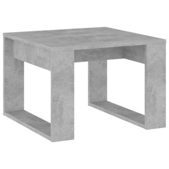 Betonszürke forgácslap kisasztal 50 x 50 x 35 cm kép