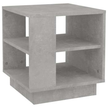 Betonszürke szerelt fa dohányzóasztal 40 x 40 x 43 cm kép
