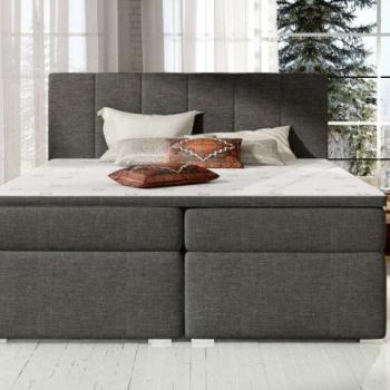 Bolero 140x200 boxspring ágy matraccal sötétszürke kép