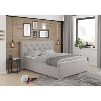 Boxspring ágy 160x200, szürkésbarna Taupe, MORINA kép