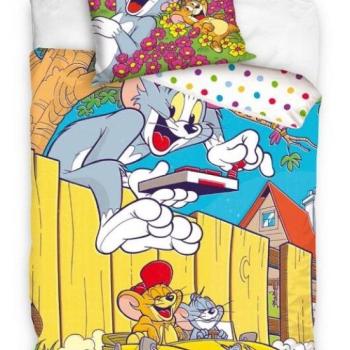 CARBOTEX Ágynemű Tom és Jerry sárga autóban 140×200 cm kép