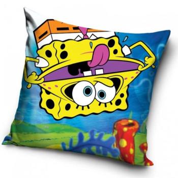 CARBOTEX Párnahuzat - Sponge Bob fejjel lefelé, 40×40 cm kép