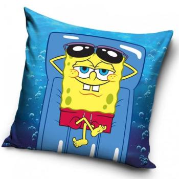 CARBOTEX Párnahuzat - Sponge Bob nyugágyon, 40×40 cm kép