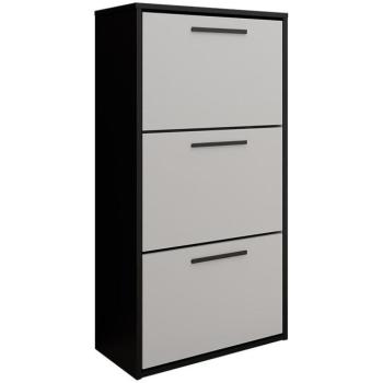 Cipősszekrény Asper Álló Fr. Fehér/Fekete kép