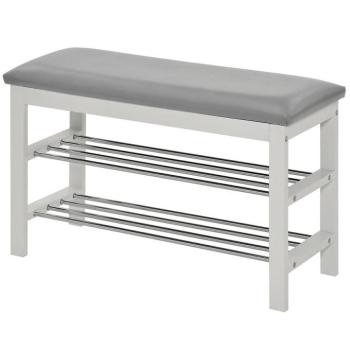 Cipősszekrény Gc0835 fehér/Szürke kép