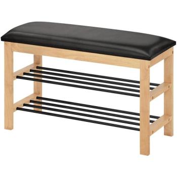 Cipősszekrény Gc0835 fekete/Természetes kép