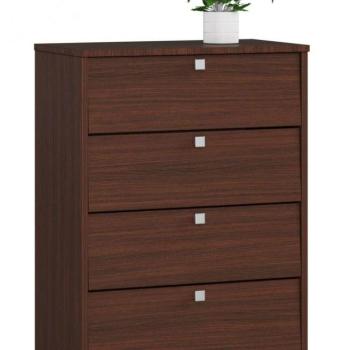 Cipőtároló szekrény / cipősszekrény 4 ajtós - Akord Furniture - wenge kép