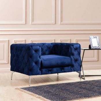 Como - Navy Blue Fotel 108x90x70 Sötétkék kép