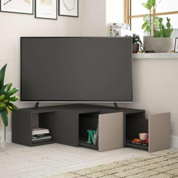 Compact Tv-állvány Antracit barna kép