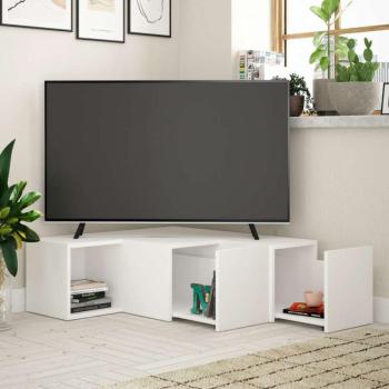 Compact Tv-állvány Fehér kép