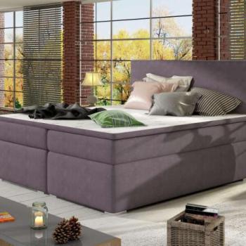 Divalo 160x200 boxspring ágy matraccal rózsaszín kép