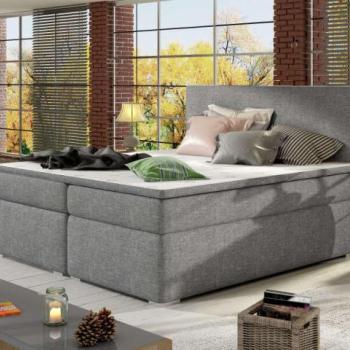 Divalo 180x200 boxspring ágy matraccal szürke kép