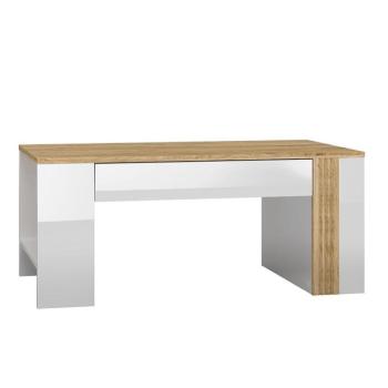 Dohányzóasztal Adagio 10 tölgy castello/fehér fényű kép