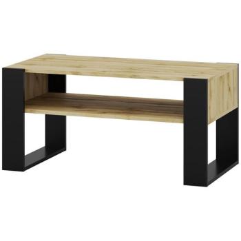 Dohányzóasztal Caro Tölgy Wotan/Fekete kép