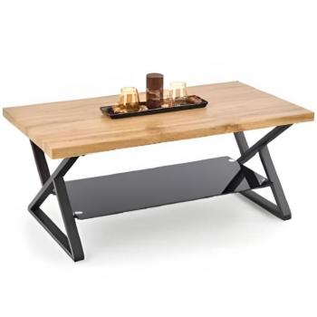 Dohányzóasztal Dragan 10796 tölgy/fekete kép