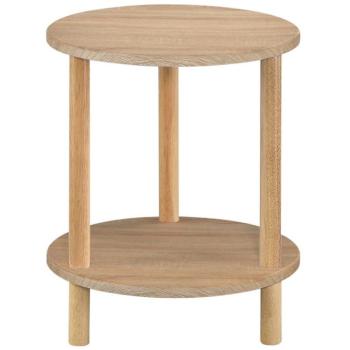 Dohányzóasztal Gc7405 35x35x43 Sonoma/Természetes kép