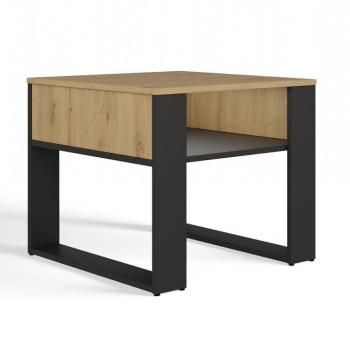 Dohányzóasztal Modern 2p Mini Slim Artisan/Fekete kép