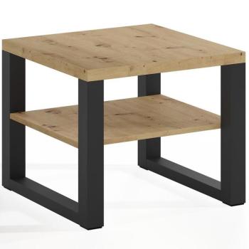 Dóhányzóasztal Mona 600 + Falipolc Artisan/fekete kép